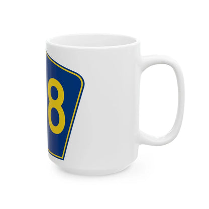PR secondary 108 (Puerto Rico) (Road Sign) White Coffee Mug - Go Mug Yourself