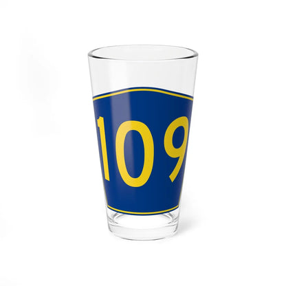 PR secondary 109 (Puerto Rico) (Road Sign) Pint Glass 16oz 16oz - Go Mug Yourself