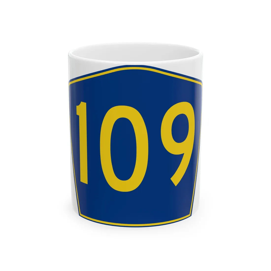 PR secondary 109 (Puerto Rico) (Road Sign) White Coffee Mug 11oz - Go Mug Yourself