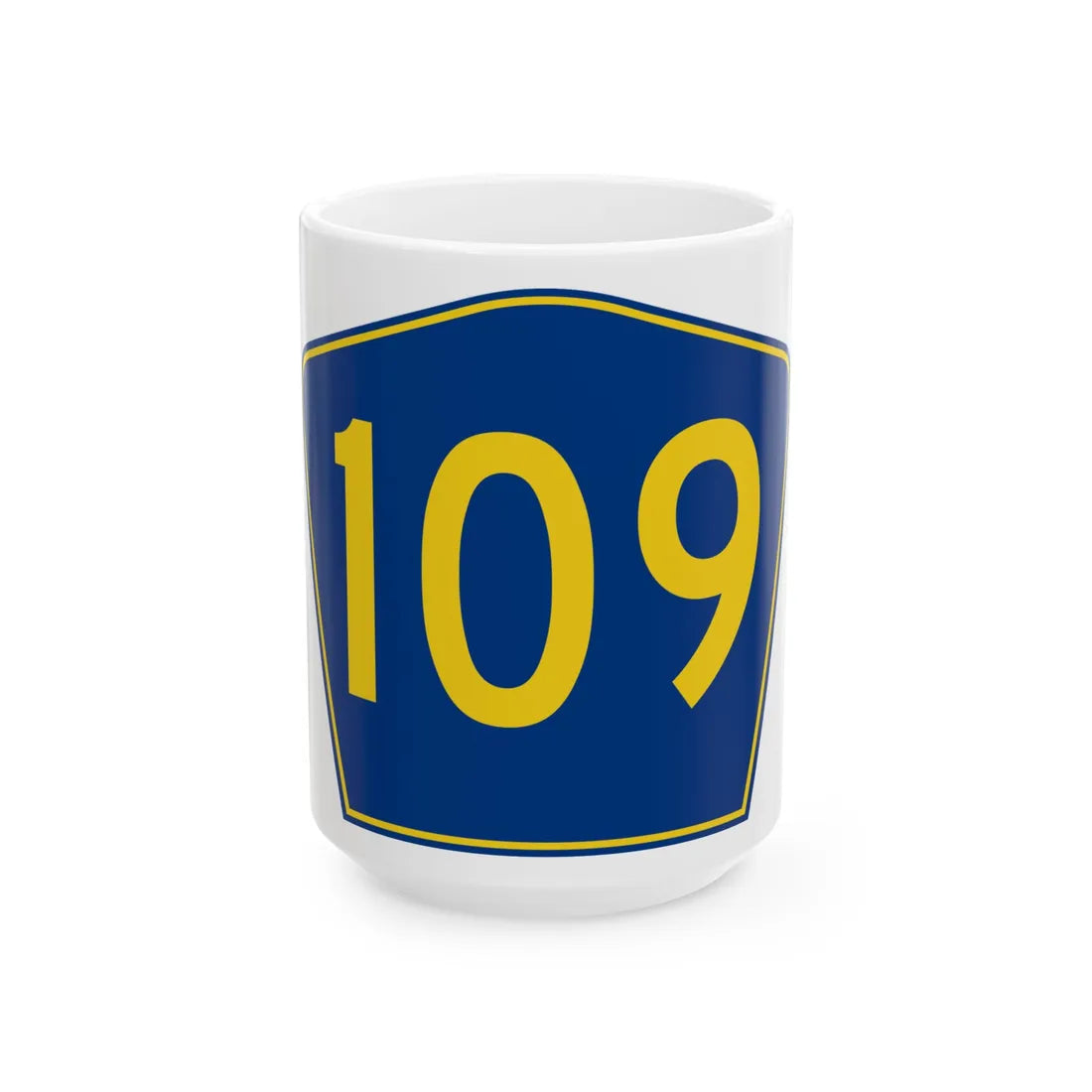 PR secondary 109 (Puerto Rico) (Road Sign) White Coffee Mug 15oz - Go Mug Yourself