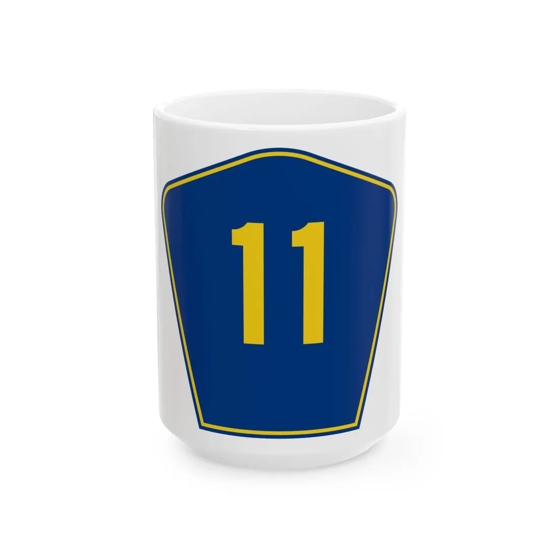 PR secondary 11 (Puerto Rico) (Road Sign) White Coffee Mug 15oz - Go Mug Yourself