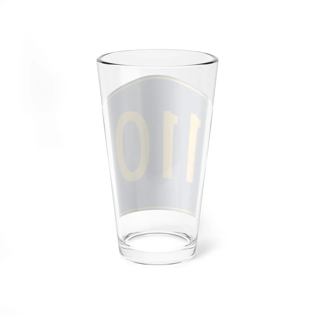 PR secondary 110 (Puerto Rico) (Road Sign) Pint Glass 16oz - Go Mug Yourself