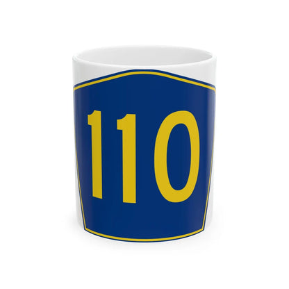PR secondary 110 (Puerto Rico) (Road Sign) White Coffee Mug 11oz - Go Mug Yourself