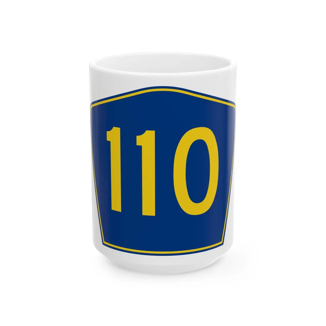 PR secondary 110 (Puerto Rico) (Road Sign) White Coffee Mug 15oz - Go Mug Yourself