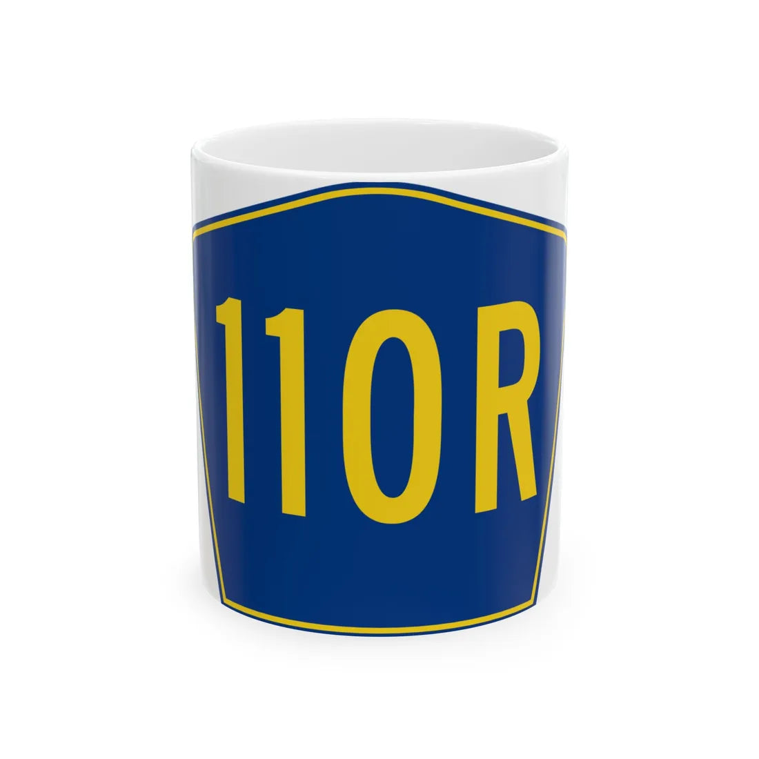 PR secondary 110R (Puerto Rico) (Road Sign) White Coffee Mug 11oz - Go Mug Yourself