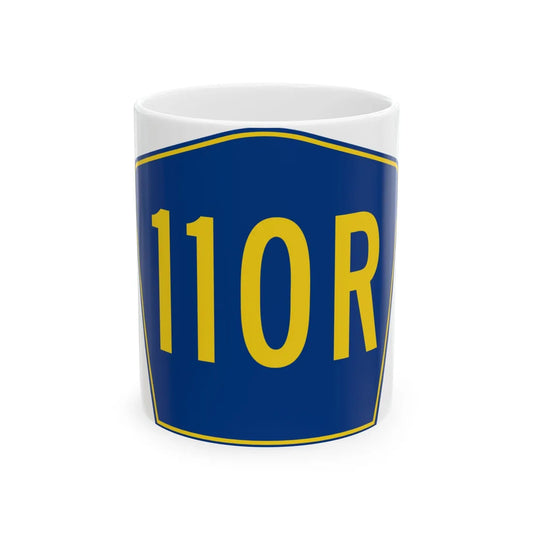 PR secondary 110R (Puerto Rico) (Road Sign) White Coffee Mug 11oz - Go Mug Yourself