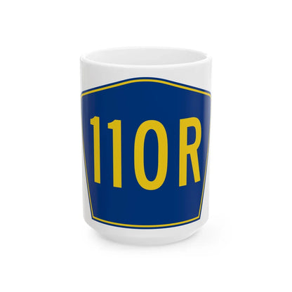 PR secondary 110R (Puerto Rico) (Road Sign) White Coffee Mug 15oz - Go Mug Yourself