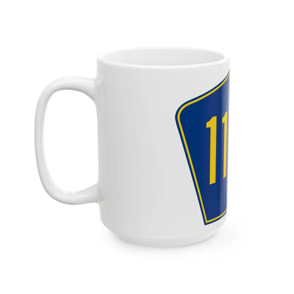 PR secondary 110R (Puerto Rico) (Road Sign) White Coffee Mug - Go Mug Yourself