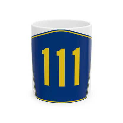 PR secondary 111 (Puerto Rico) (Road Sign) White Coffee Mug 11oz - Go Mug Yourself