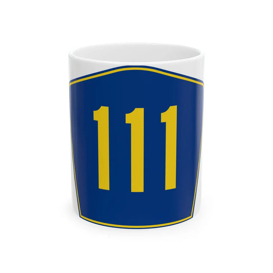 PR secondary 111 (Puerto Rico) (Road Sign) White Coffee Mug 11oz - Go Mug Yourself