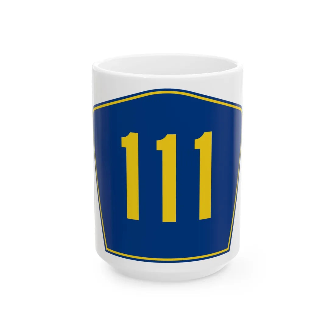 PR secondary 111 (Puerto Rico) (Road Sign) White Coffee Mug 15oz - Go Mug Yourself