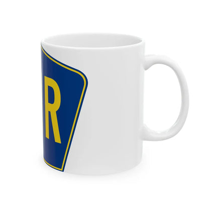 PR secondary 111R (Puerto Rico) (Road Sign) White Coffee Mug - Go Mug Yourself