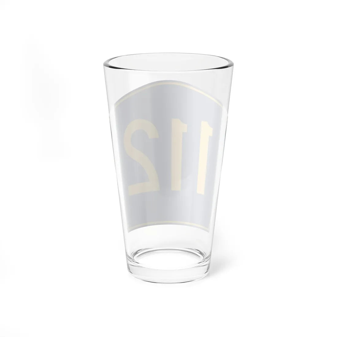 PR secondary 112 (Puerto Rico) (Road Sign) Pint Glass 16oz - Go Mug Yourself