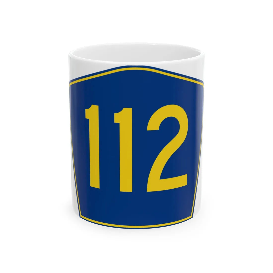 PR secondary 112 (Puerto Rico) (Road Sign) White Coffee Mug 11oz - Go Mug Yourself