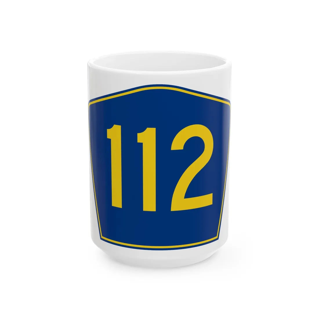 PR secondary 112 (Puerto Rico) (Road Sign) White Coffee Mug 15oz - Go Mug Yourself