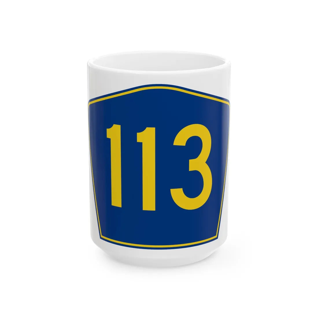 PR secondary 113 (Puerto Rico) (Road Sign) White Coffee Mug 15oz - Go Mug Yourself