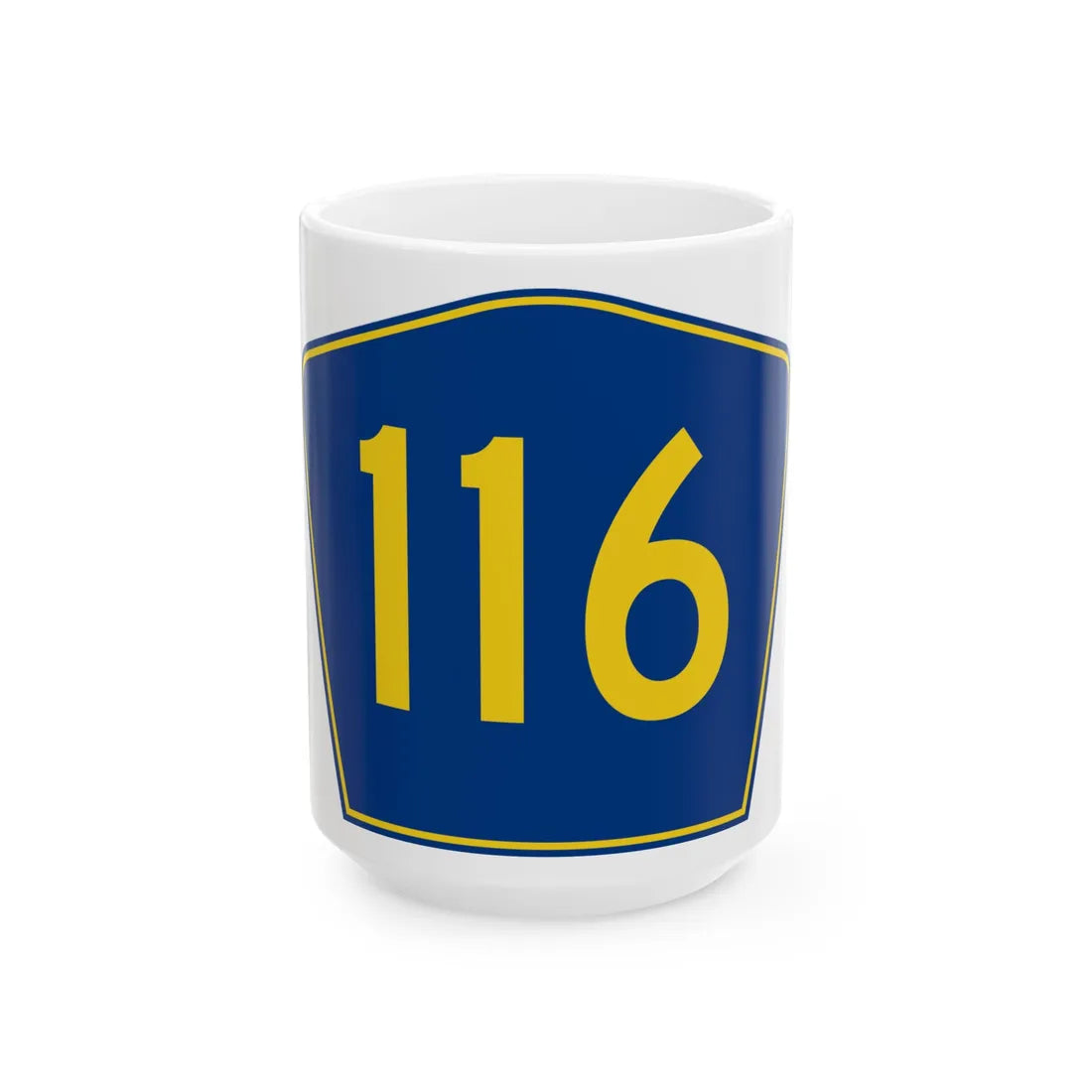PR secondary 116 (Puerto Rico) (Road Sign) White Coffee Mug 15oz - Go Mug Yourself