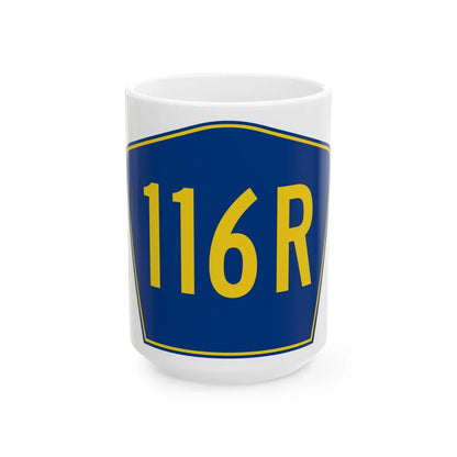 PR secondary 116R (Puerto Rico) (Road Sign) White Coffee Mug 15oz - Go Mug Yourself