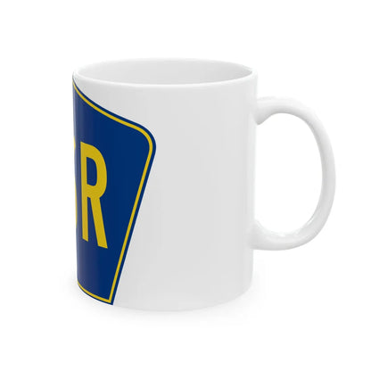 PR secondary 116R (Puerto Rico) (Road Sign) White Coffee Mug - Go Mug Yourself