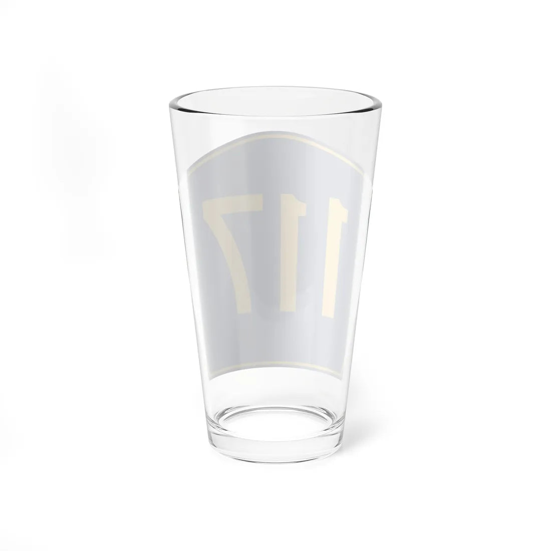 PR secondary 117 (Puerto Rico) (Road Sign) Pint Glass 16oz - Go Mug Yourself