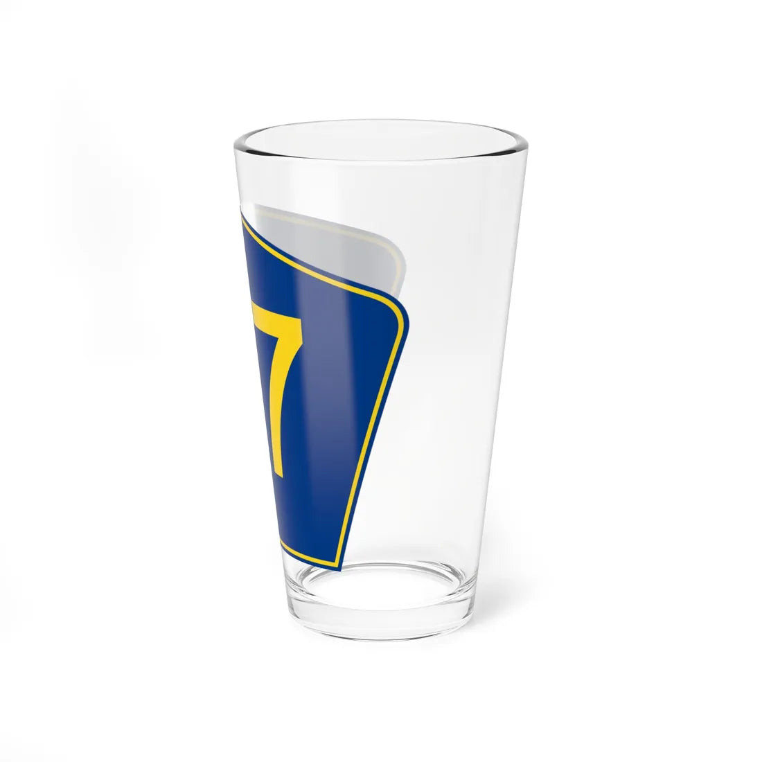 PR secondary 117 (Puerto Rico) (Road Sign) Pint Glass 16oz - Go Mug Yourself