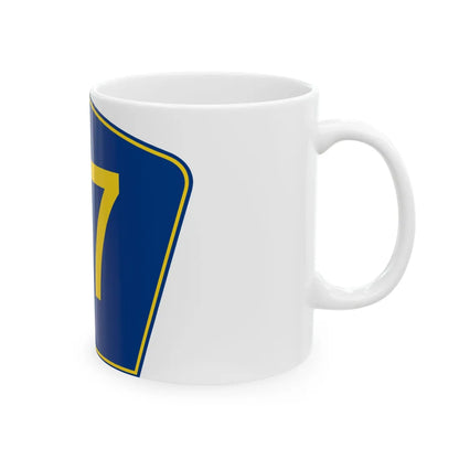 PR secondary 117 (Puerto Rico) (Road Sign) White Coffee Mug - Go Mug Yourself