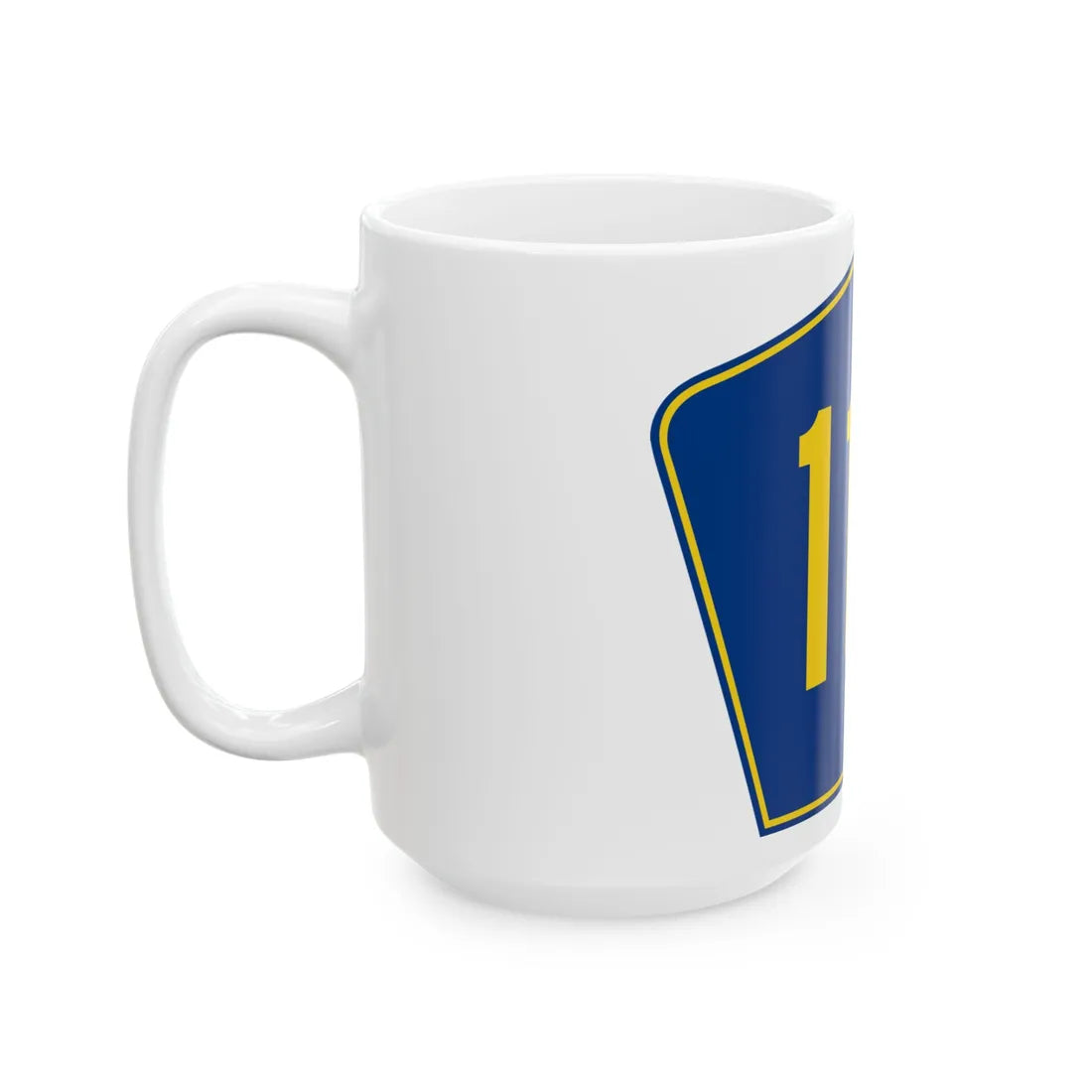 PR secondary 117 (Puerto Rico) (Road Sign) White Coffee Mug - Go Mug Yourself