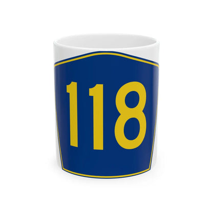 PR secondary 118 (Puerto Rico) (Road Sign) White Coffee Mug 11oz - Go Mug Yourself