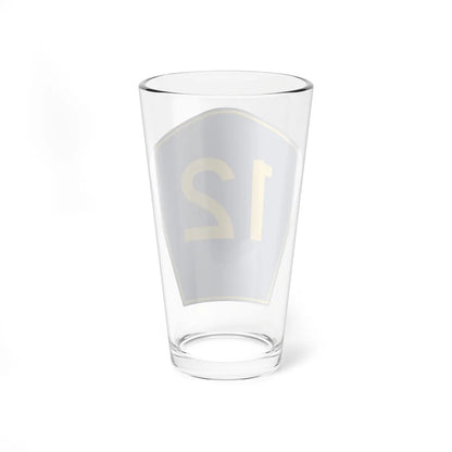 PR secondary 12 (Puerto Rico) (Road Sign) Pint Glass 16oz - Go Mug Yourself
