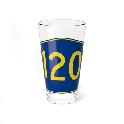 PR secondary 120 (Puerto Rico) (Road Sign) Pint Glass 16oz 16oz - Go Mug Yourself