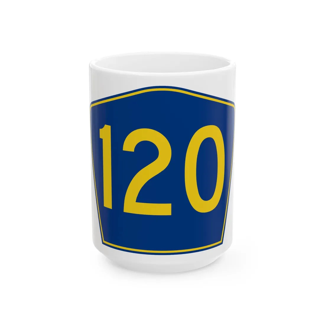 PR secondary 120 (Puerto Rico) (Road Sign) White Coffee Mug 15oz - Go Mug Yourself