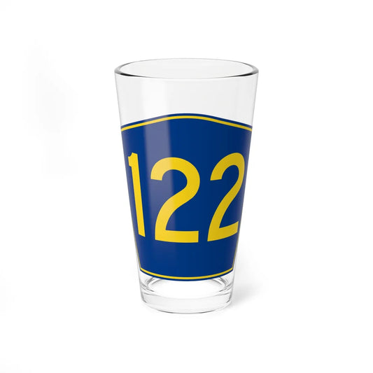 PR secondary 122 (Puerto Rico) (Road Sign) Pint Glass 16oz 16oz - Go Mug Yourself