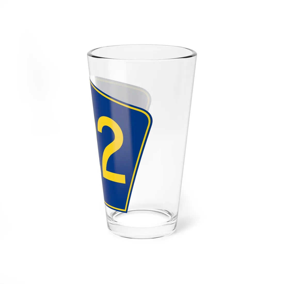 PR secondary 122 (Puerto Rico) (Road Sign) Pint Glass 16oz - Go Mug Yourself