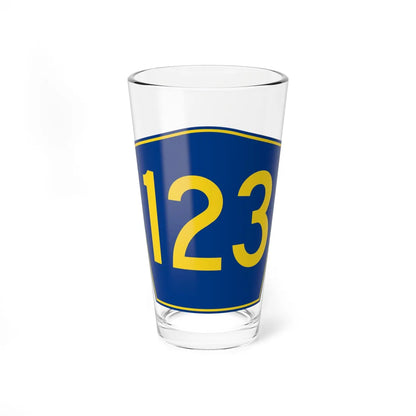 PR secondary 123 (Puerto Rico) (Road Sign) Pint Glass 16oz 16oz - Go Mug Yourself