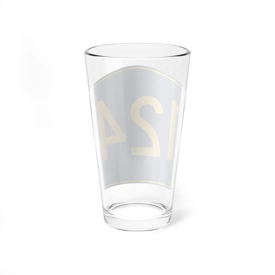 PR secondary 124 (Puerto Rico) (Road Sign) Pint Glass 16oz - Go Mug Yourself