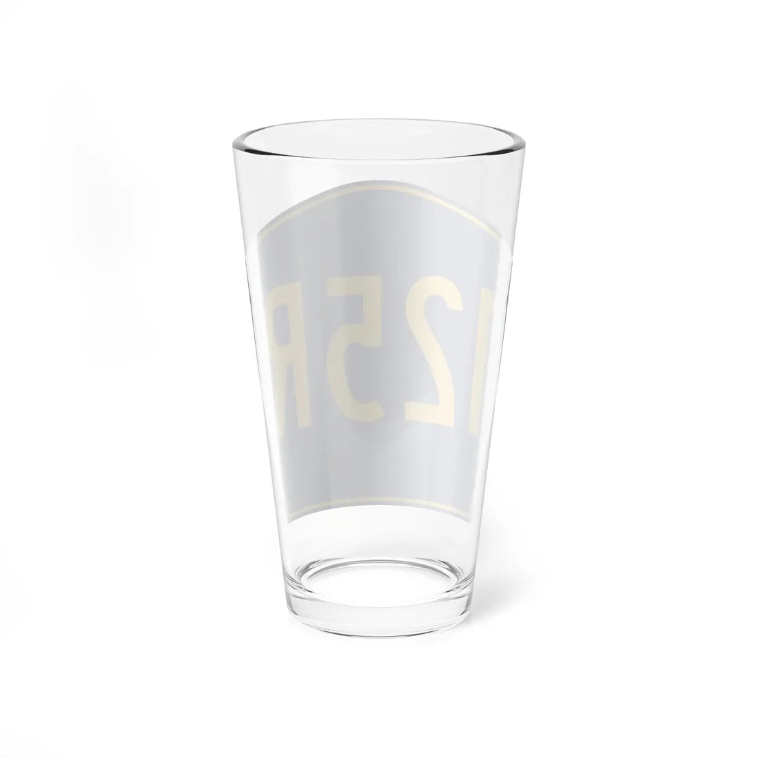 PR secondary 125R (Puerto Rico) (Road Sign) Pint Glass 16oz - Go Mug Yourself