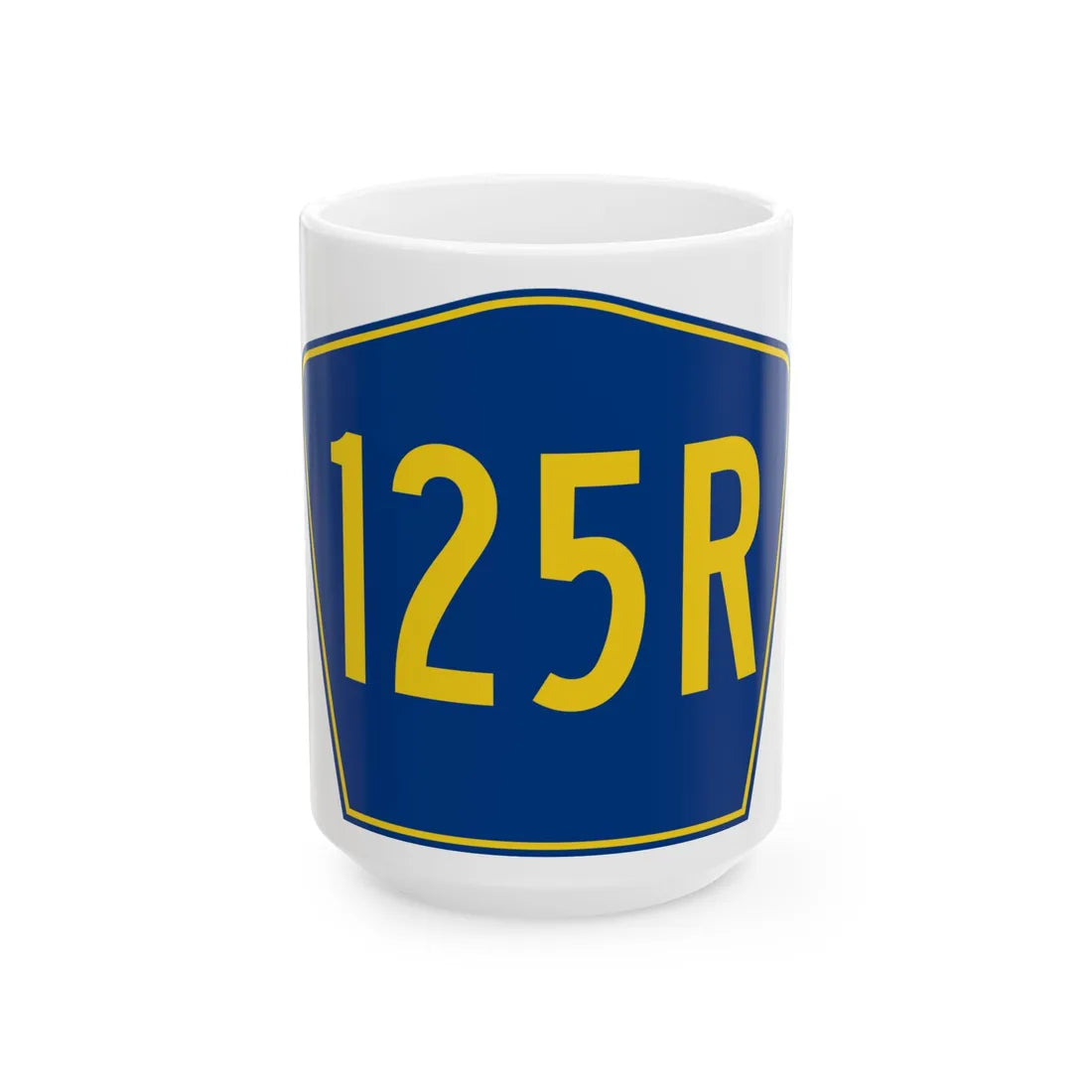 PR secondary 125R (Puerto Rico) (Road Sign) White Coffee Mug 15oz - Go Mug Yourself