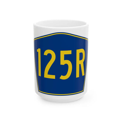 PR secondary 125R (Puerto Rico) (Road Sign) White Coffee Mug 15oz - Go Mug Yourself