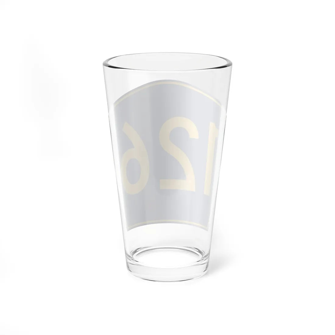 PR secondary 126 (Puerto Rico) (Road Sign) Pint Glass 16oz - Go Mug Yourself