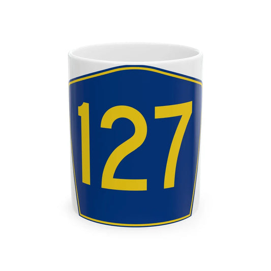 PR secondary 127 (Puerto Rico) (Road Sign) White Coffee Mug 11oz - Go Mug Yourself