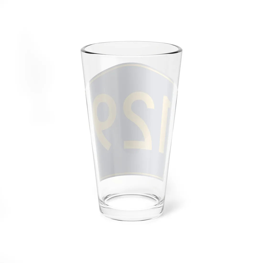 PR secondary 129 (Puerto Rico) (Road Sign) Pint Glass 16oz - Go Mug Yourself