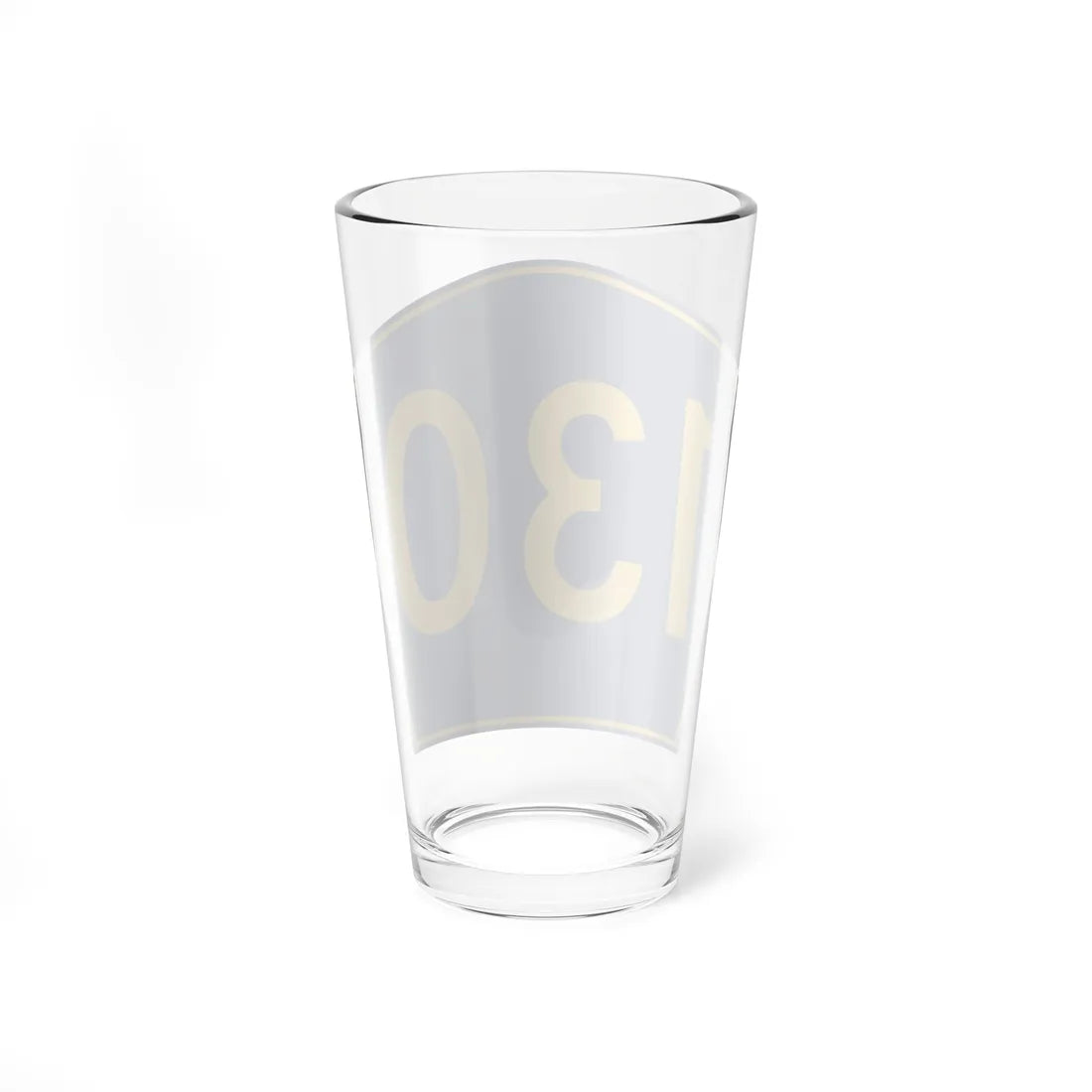 PR secondary 130 (Puerto Rico) (Road Sign) Pint Glass 16oz - Go Mug Yourself