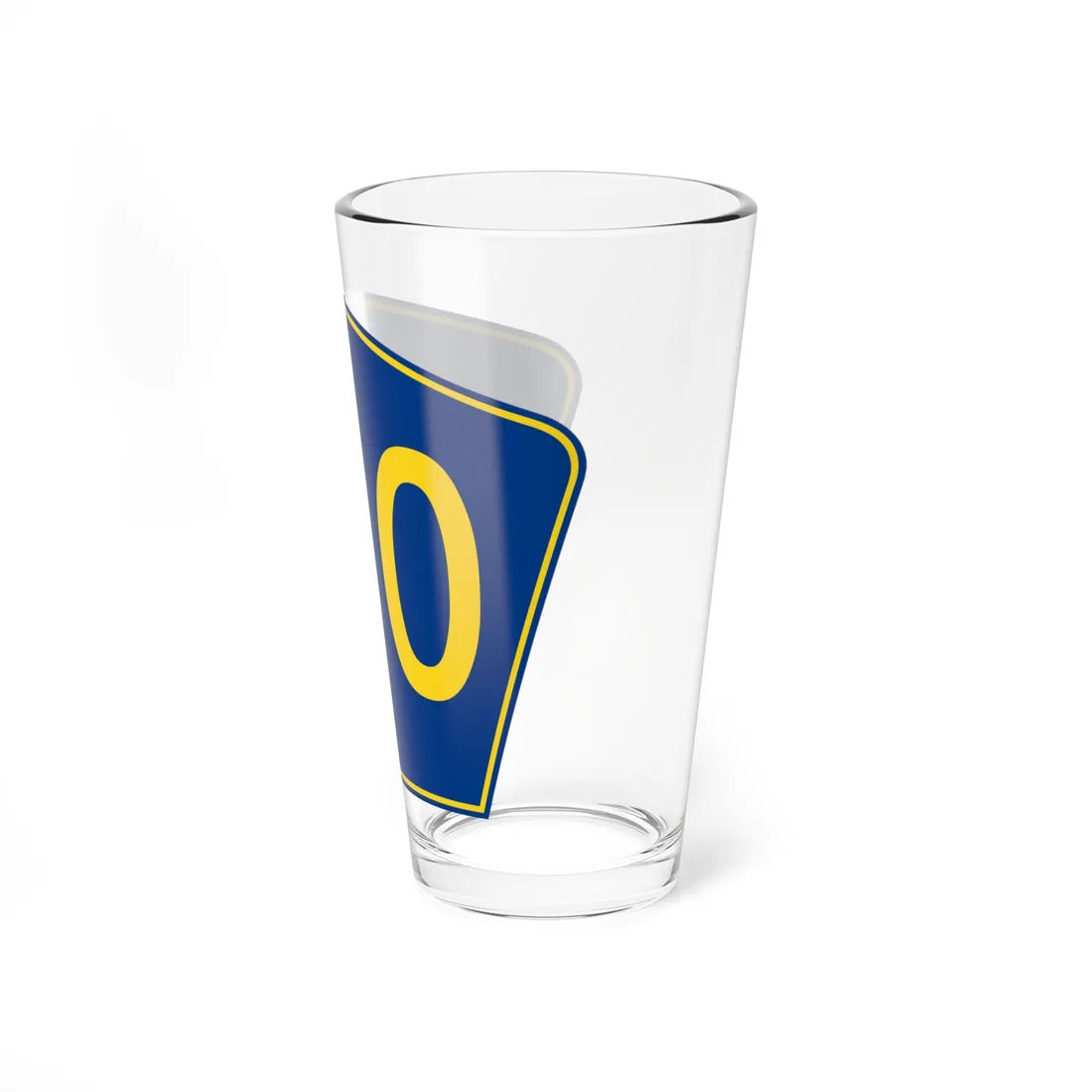 PR secondary 130 (Puerto Rico) (Road Sign) Pint Glass 16oz - Go Mug Yourself