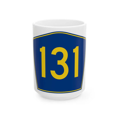 PR secondary 131 (Puerto Rico) (Road Sign) White Coffee Mug 15oz - Go Mug Yourself