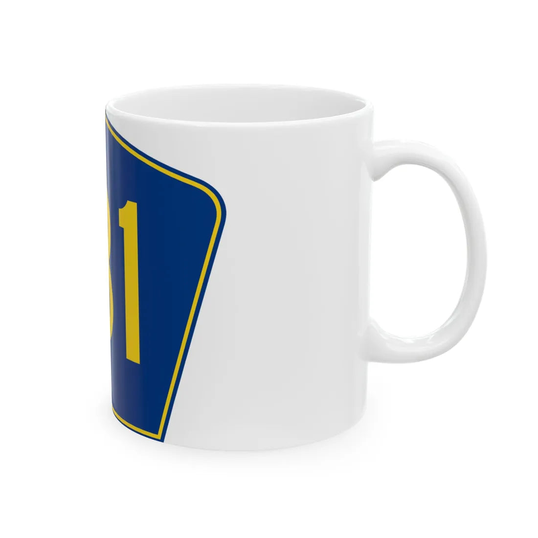 PR secondary 131 (Puerto Rico) (Road Sign) White Coffee Mug - Go Mug Yourself