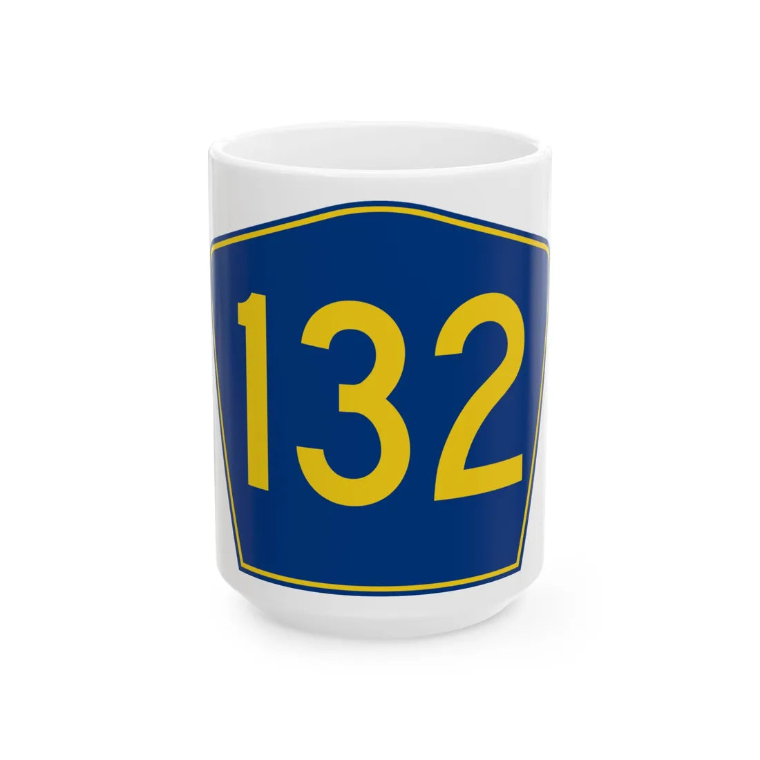 PR secondary 132 (Puerto Rico) (Road Sign) White Coffee Mug 15oz - Go Mug Yourself
