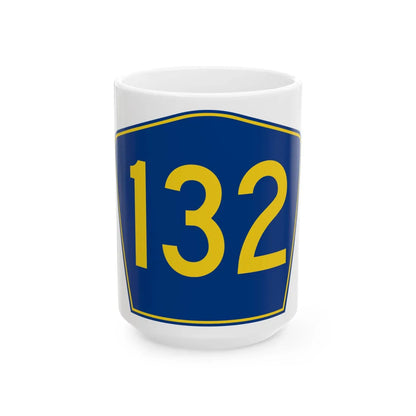 PR secondary 132 (Puerto Rico) (Road Sign) White Coffee Mug 15oz - Go Mug Yourself