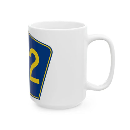 PR secondary 132 (Puerto Rico) (Road Sign) White Coffee Mug - Go Mug Yourself