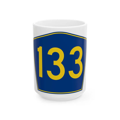 PR secondary 133 (Puerto Rico) (Road Sign) White Coffee Mug 15oz - Go Mug Yourself