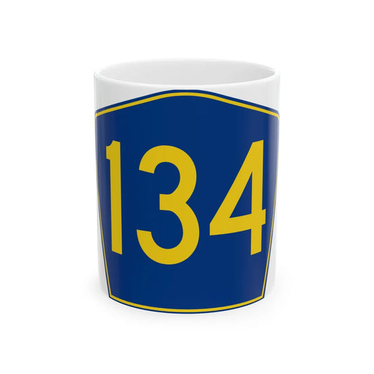 PR secondary 134 (Puerto Rico) (Road Sign) White Coffee Mug 11oz - Go Mug Yourself